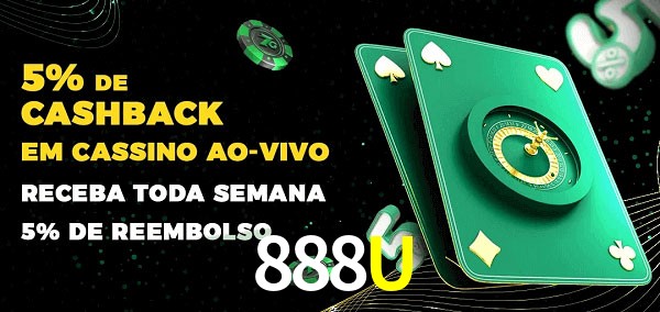 Promoções do cassino ao Vivo 888U